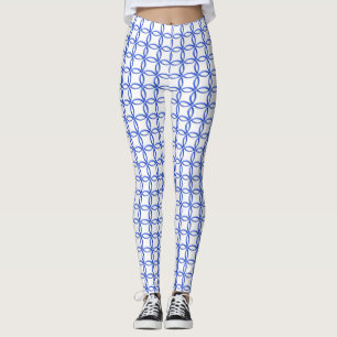 Leggings - Bleu Encadrement des anneaux