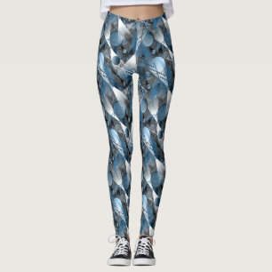 Leggings Bleu et gris. Résumé.