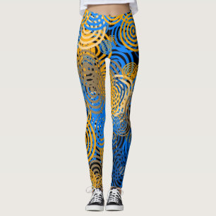 Leggings BLEU et JAUNE - Légumineuses