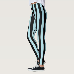 Leggings Bleu et noir du Pastel vertical