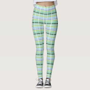 Leggings Bleu et vert