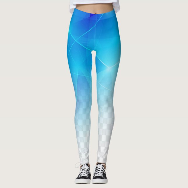 Leggings Bleu étincelle (Devant)
