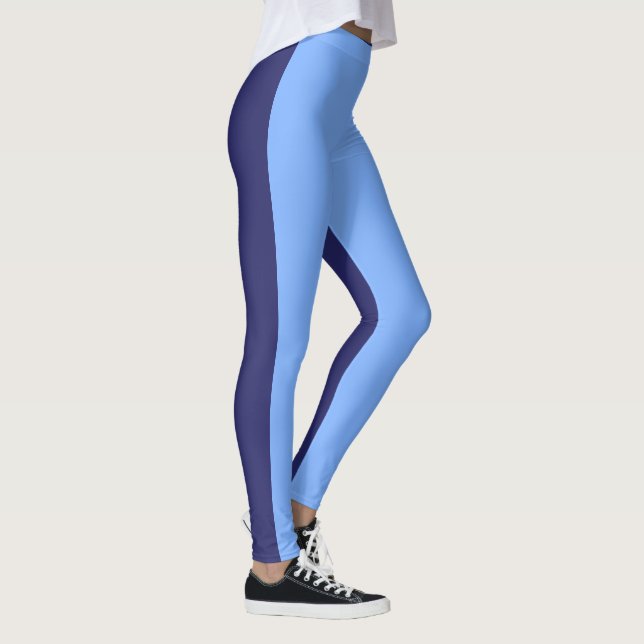 Leggings Bleu foncé bleu clair (Droite)