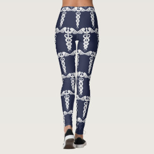 Leggings Bleu marine élégant soignant de symbole Médical