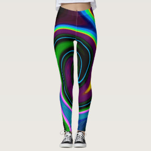 Leggings Bleu rétro
