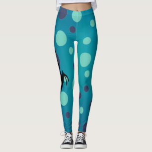 Leggings bleus Unicorn