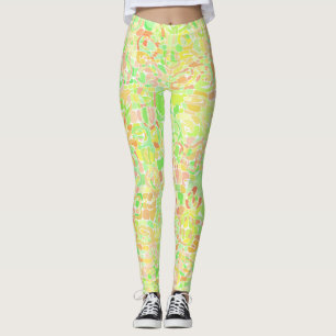 Leggings Blobs Abstraits funky
