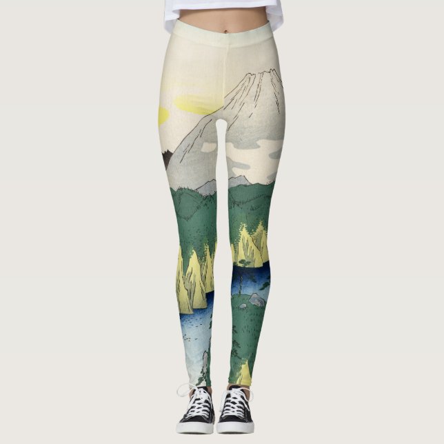Leggings BLOC JAPONAIS EN BOIS (Devant)