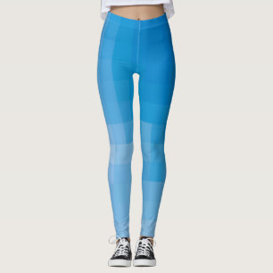 Leggings Blocage des légendes blues sur toute impression