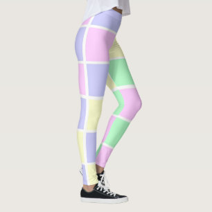 Leggings Blocs Pastel
