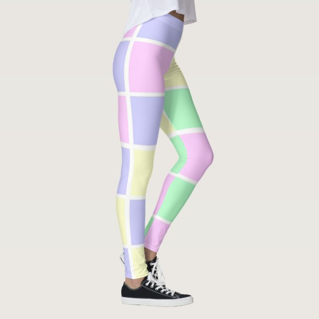 Leggings Blocs Pastel (Droite)
