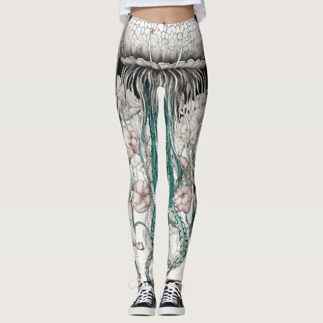 Leggings Bloom Enchanteur : Medusa Capillata (Devant)