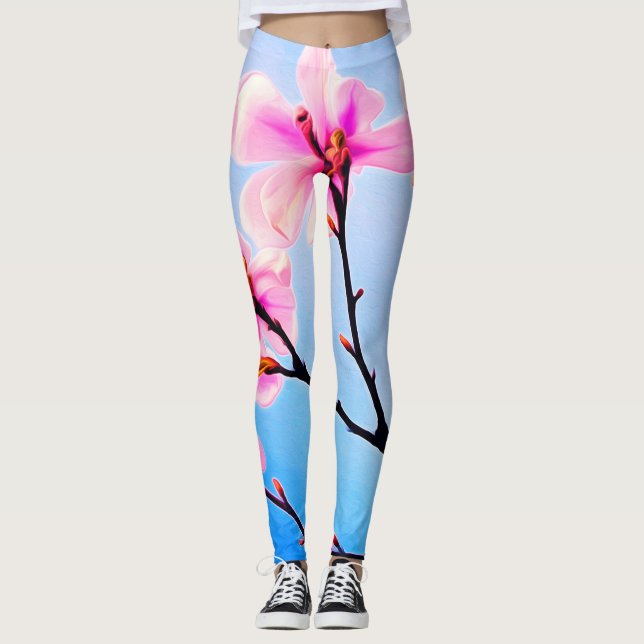 Leggings Blossoms Printemps (Devant)