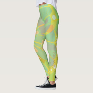Leggings Blue Chic Gold