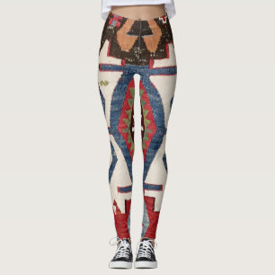 Leggings Blue Diamond Arrow Konya // 19e siècle