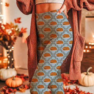 Leggings Blue Thanksgiving Turquie Motif de vacances