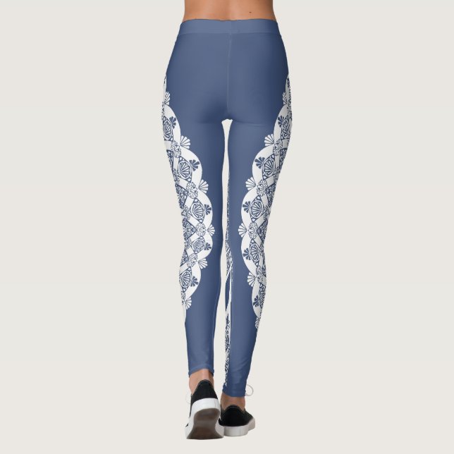 Leggings Blue Whale Shark Tristyns Mandala (Dos)
