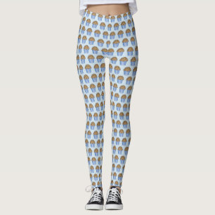 Leggings Blueberry Muffin Produits cuits Petit déjeuner Ali