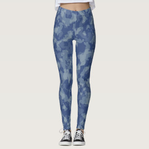 Leggings Blues avec ombre gris Camouflage