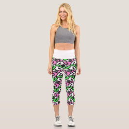 Leggings Blumendruck