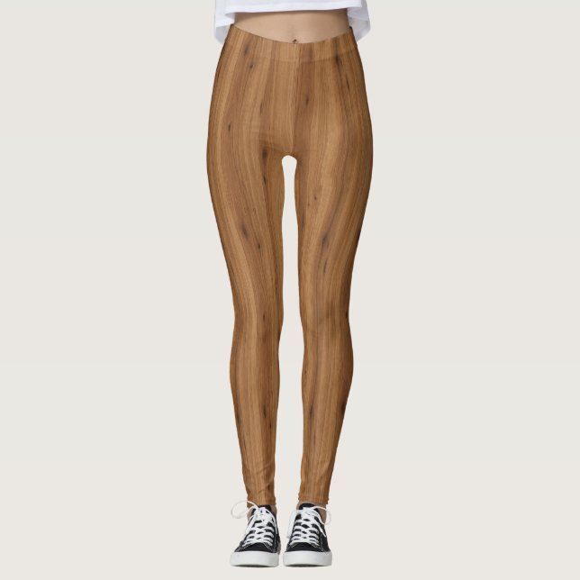 Leggings Bois dur de gomme tacheté - bois australien sans s (Devant)
