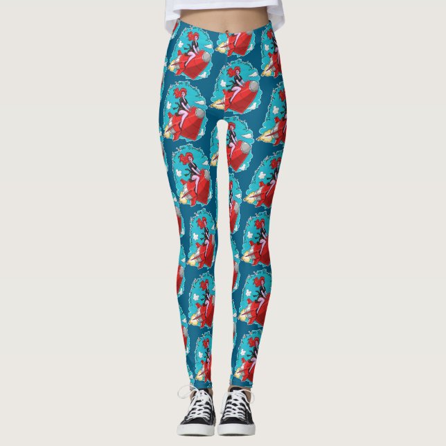 Leggings Bombing d'amour (Devant)