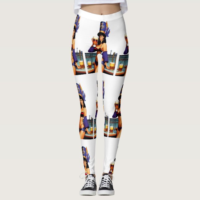 Leggings Bonafide barre serveuse Thunder_Cove (Devant)