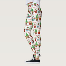 Leggings Bonbons de Noël