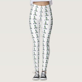 Leggings Bonhommes de neige qui gardent la forme