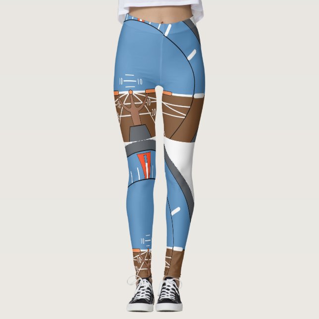 Leggings Bonne attitude - Légendes de l'indicateur d'attitu (Devant)