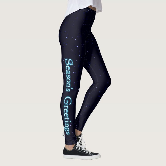 Leggings Bonnes Fêtes Sur Étoiles (Droite)