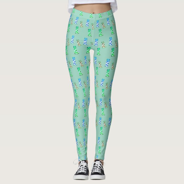 Leggings Boot Scoot (Vert) (Devant)