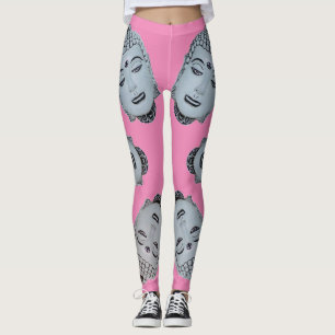 Leggings Bouddha rose chaud