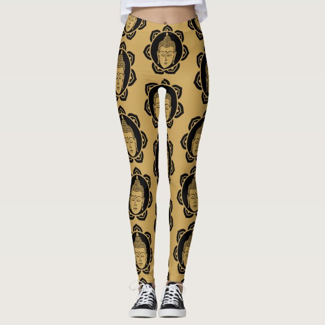 Leggings Bouddha Vesak Bouddha Purnima Bouddha Day (Devant)