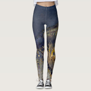 Leggings Boulevard Montmartre à Night Pissarro