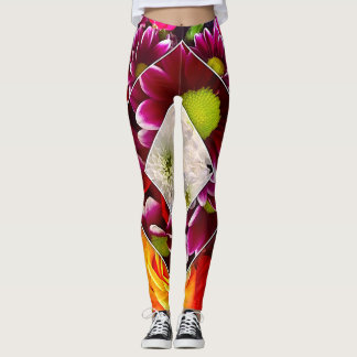 Leggings Bouquet de "Bots de fleur" de guêtres de fleur