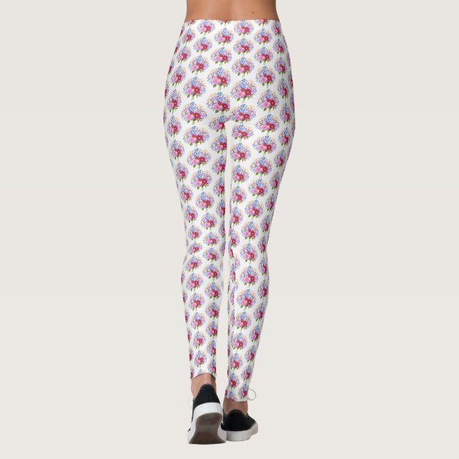 Leggings Bouquet de fleurs (Dos)