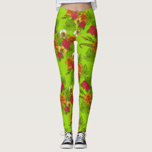 Leggings Bouquet tropical