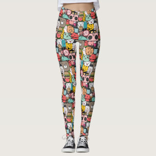 Leggings Boutons de critère adorables