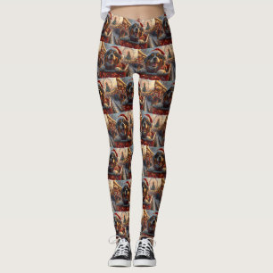 Leggings Bouviers des Flandres Dessous de verre à rouleaux