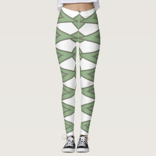 Leggings Bowties vertes