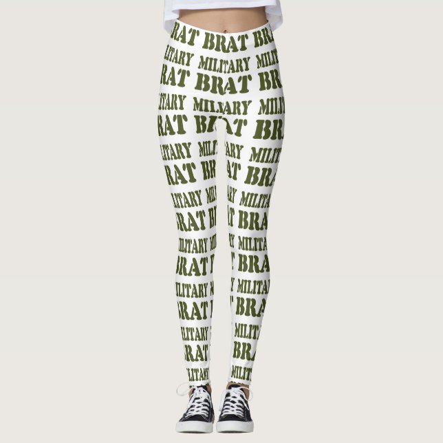 LEGGINGS BRAT MILITAIRE (Devant)
