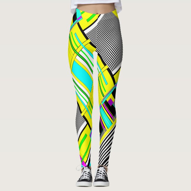 Leggings Bright abstract (Devant)