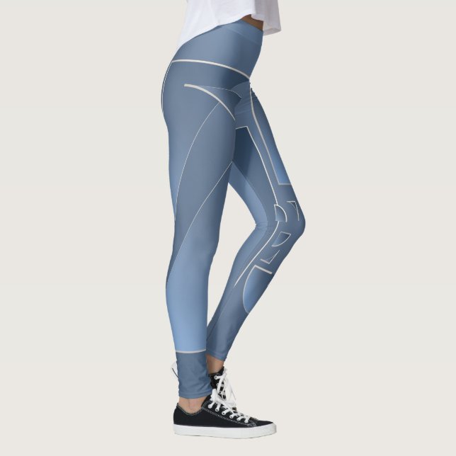 Leggings brique bleue cassée (Droite)