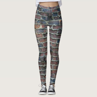 Leggings Brique de scories avec les guêtres pleurantes de