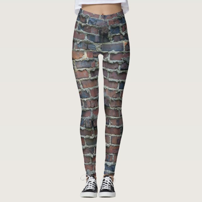 Leggings Brique de scories avec les guêtres pleurantes de (Devant)