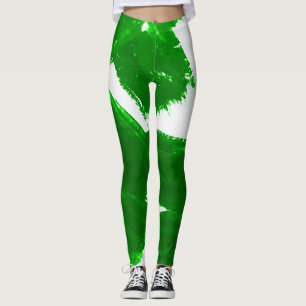 Leggings Brosse verte
