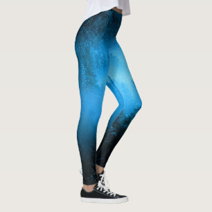 Leggings Brouillard magique dans la forêt d'épinettes neige