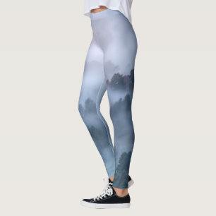 Leggings Brouillard matinal à travers les arbres