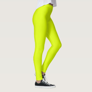 Leggings Buddy Couleurs solides Chartreuse Jaune